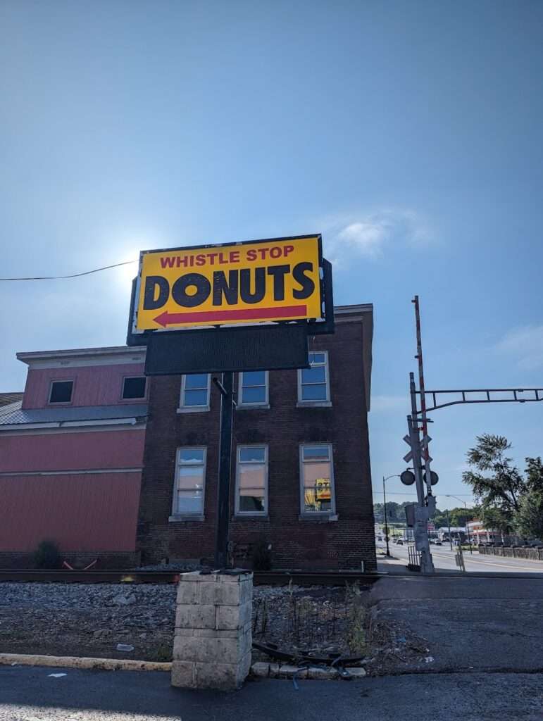 Whistle Stop Donuts banner